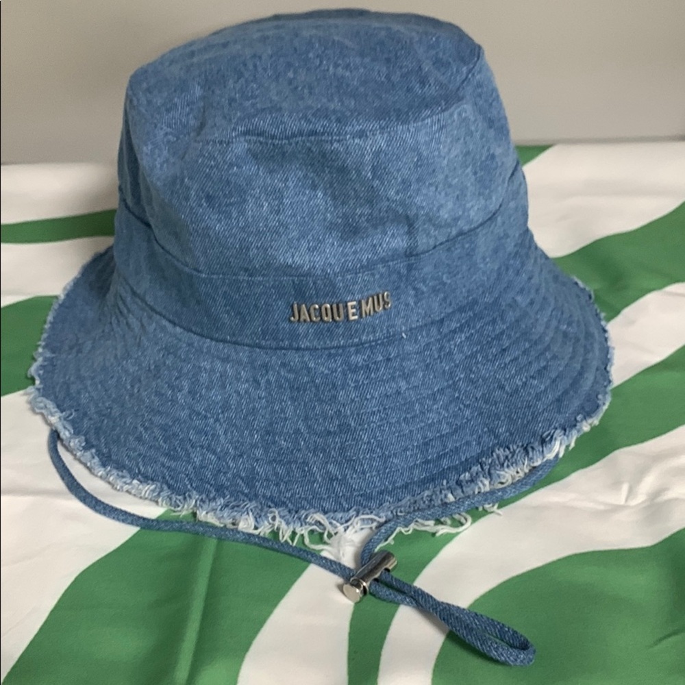 Jacquemus Blue Denim Bucket Hat